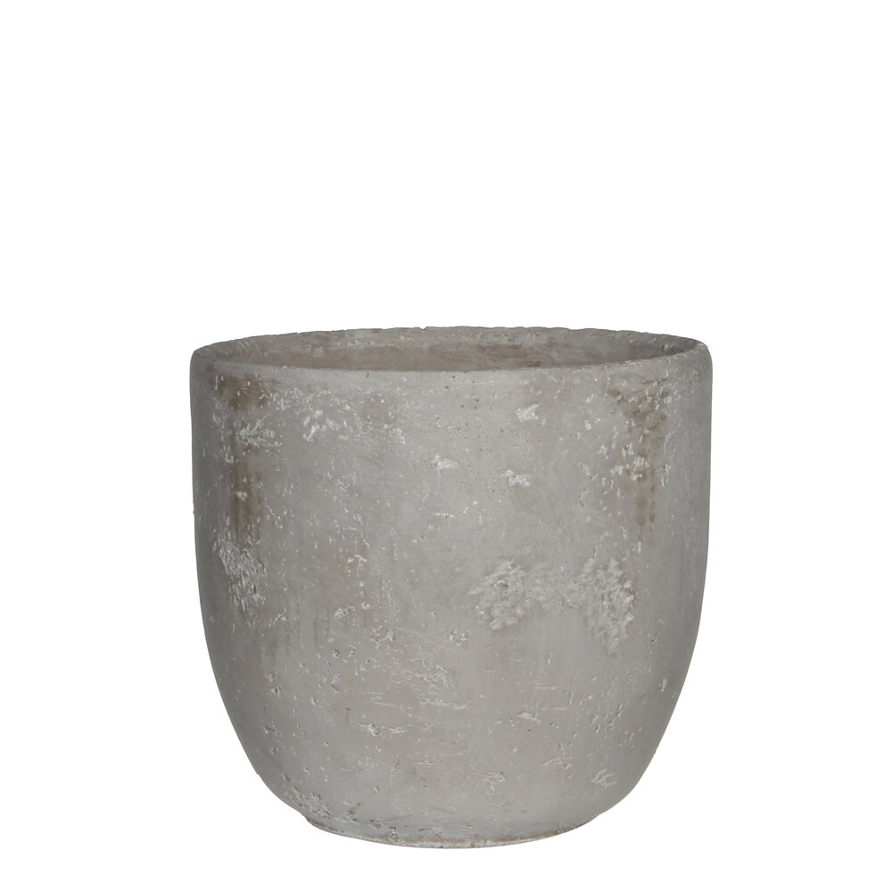 Jimmy pot round light grey 18cm